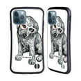 thumbnail image 1 of Head Case Designs Officially Licensed P.D. Moreno Black And White Dogs Labrador Retriever Hybrid Case Compatible with Apple iPhone 12 / iPhone 12 Pro, 1 of 7