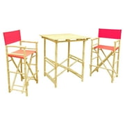 Phat Tommy Tall Foldable 3 Piece Patio Bistro Set