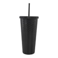 thumbnail image 1 of Vaso Top Choice Regalos Siglo XXI con Tapa y Popote Color Negro, 1 of 4