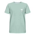 thumbnail image 4 of Uooqdmx Mens Shirts Oversized Tshirts for Men Summer T Shirt Top Loose Fitting T Shirt Casual Fashion T Shirt Vintage Streetwear Sweatshirt Workout Shirts for Men Green L, 4 of 5