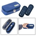 thumbnail image 3 of Estuche de viaje enfriador de insulina Bolsa de insulina impermeable para suministro de viales, paquete de medicamentos y suministros Estuche aislado en frío con 2 paquetes Azul Yinane enfriador de viaje, 3 of 8