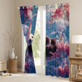 thumbnail image 4 of Homewish 3D Kawaii Panda Black Out Curtains for Teens, Pink Cherry Blossoms Curtains Pack of 2 (42x63 Each), Dreamy Sky Moon Bedroom Curtains, Blackout Curtains Bedroom Decor, 4 of 6