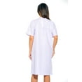 thumbnail image 2 of Dreamcrest Women Short Sleeve Housecoat - Comfortable Loungewear for Sleep and Relaxation (Purple, 3X), 2 of 4