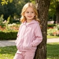 thumbnail image 5 of FINALGANG Toddlers Boys Girls Hooded Collar Solid Foldable Zip Up Jacket Outdoor Travel Regular Fit Long Sleeve Zipper Pocket Windbreaker With Storage Bag For Kids Classic Coat 10-11 Years, 5 of 8