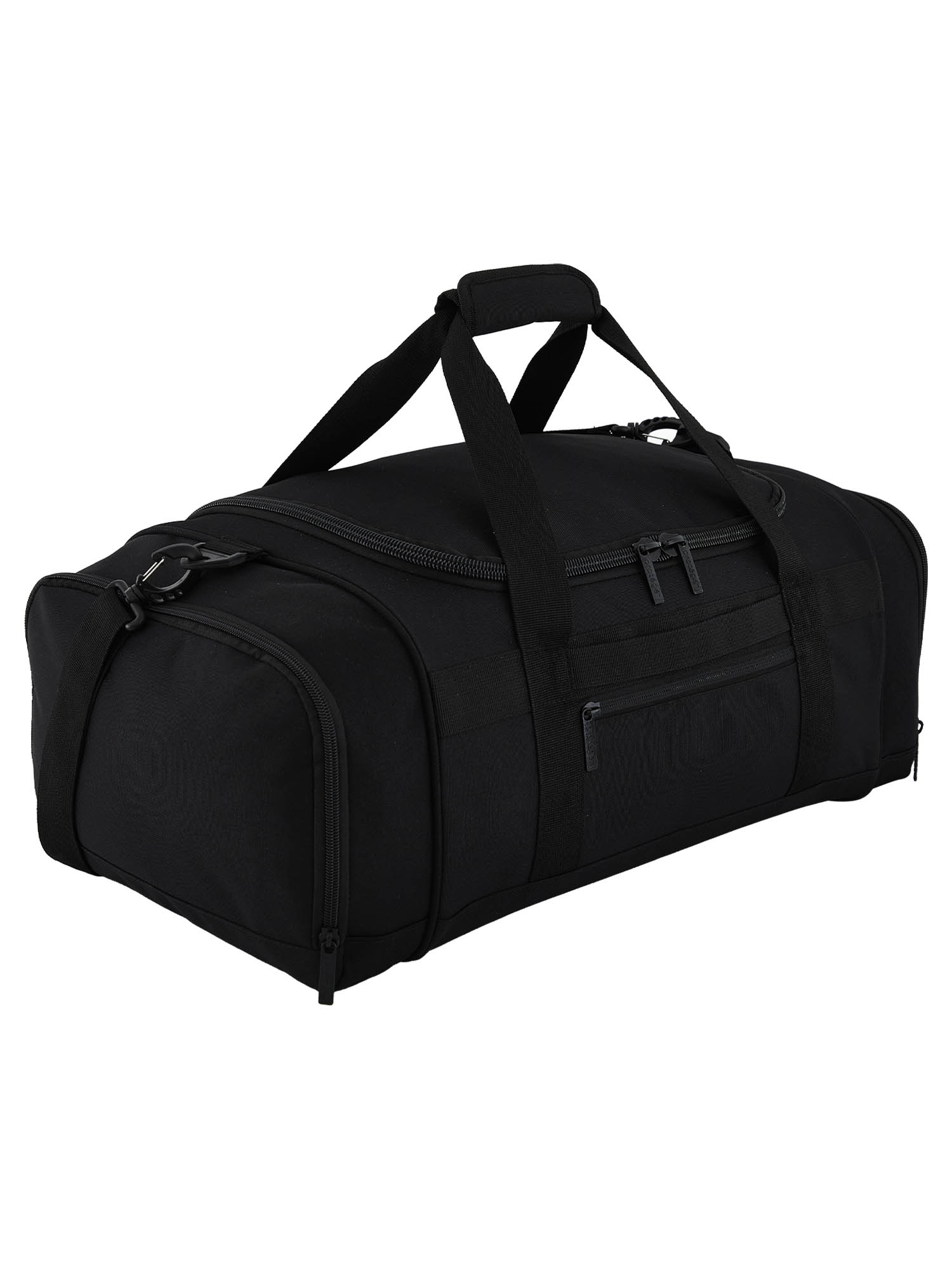 Protégé Everyday Journey 22 Inch Black Duffel Bag with Trolley
