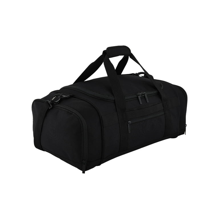 Protégé Everyday Journey 22 Inch Black Duffel Bag with Trolley