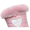 thumbnail image 5 of Blikcon Boys Girls&nbsp;Insulated Waterproof Mid Calf Winter Snow Boots(Color : Pink, Size : 1 Little Kid), 5 of 8