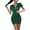 Green Womens Summer Dress, variant on USSUMA Sundresses for Women Casual Summer Short Sexy Lapel Club Bodycon Mini Dresses Beach Vacation Solid Color Tight Trendy Sun Dress V Neck Sleeveless Dress Party Wedding Guest