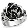 thumbnail image 1 of Alamode 3W210-6 Women Rhodium Brass Ring with AAA Grade CZ in Clear - Size 6, 1 of 1
