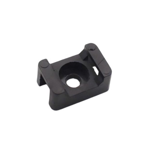 Toystoory 500 piezas de nailon Cable Tie Base reemplazo anticorrosivo inodoro antiflaming hogar dormitorio sala de estar organizador soporte Almacenamiento y organización del hogar Negro tipo 4 Toystoory HA071636-04