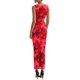 thumbnail image 5 of Vestido PRETTYGARDEN 2026 sin mangas fruncido floral maxi XXL, 5 of 7