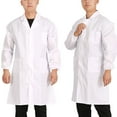 thumbnail image 1 of Bata de Laboratorio ANGGREK Puños Elásticos Lavables Algodón Hospital Bata Blanca Manga Larga Caja Fuerte Suave para Salón de Belleza, 1 of 8
