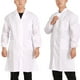 thumbnail image 2 of Bata blanca de laboratorio Nikou profesional para hombre elegante, 2 of 9