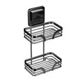 thumbnail image 1 of Soap Bar Holder for Shower Wall, 2 Tier Drill-Free Shampoo Dish, Stainless Steel Self Draining Hanging or Stand Rack A, 1 of 5