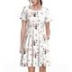 thumbnail image 1 of Disketp Heart Panda para Vestido de Manga Corta para Mujeres, Vestidos de Verano para Mujeres, Casual y Holgado para la Playa, 1 of 6