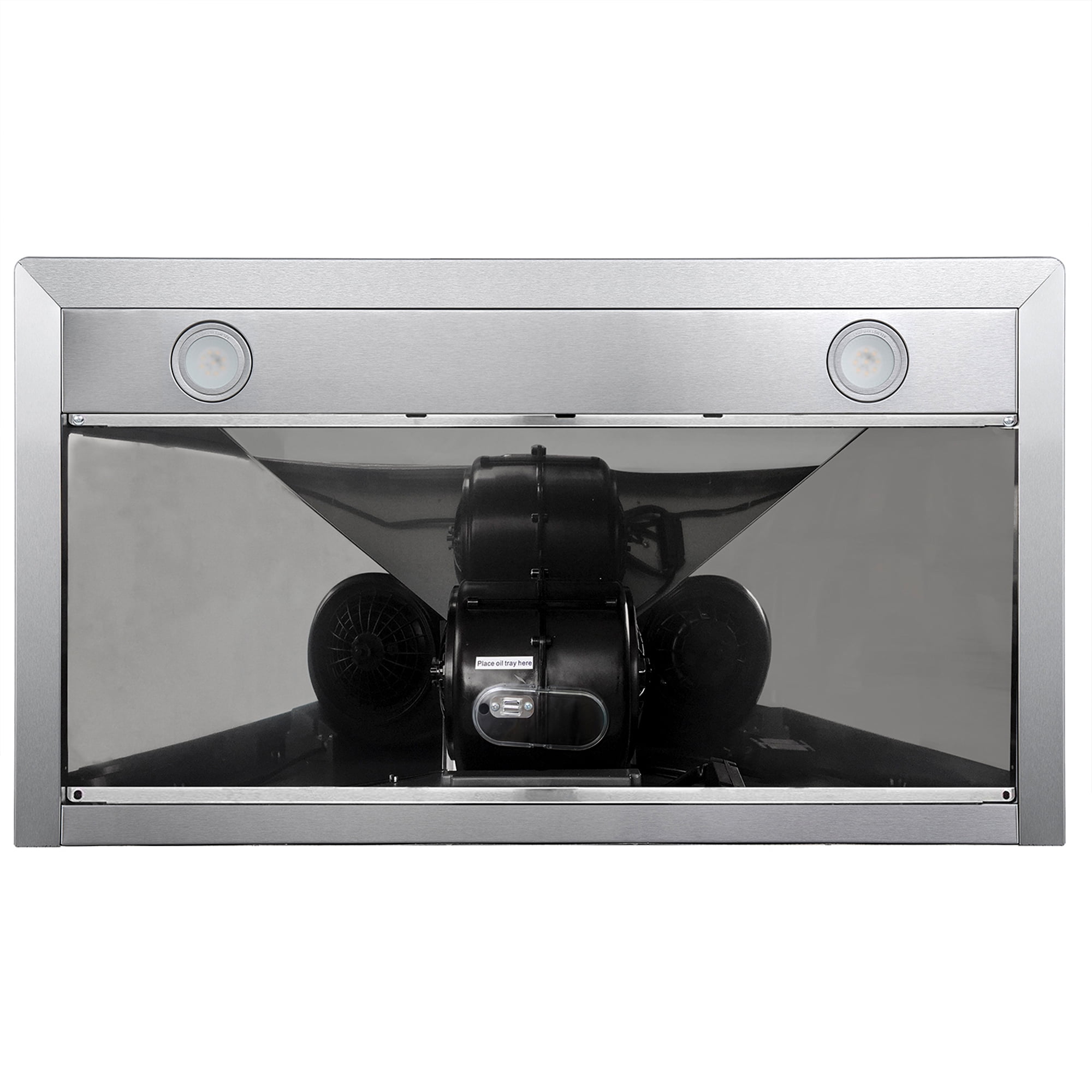 Cosmo 36 in. Vista Collection Ducted Wall Mount Range Hood, Touch Controls, LED Lights, Stainless Steel