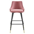 thumbnail image 6 of Modway Adorn Performance Velvet Bar Stool in Dusty Rose, 6 of 9