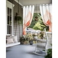 thumbnail image 4 of nqOlkjepod Outdoor Curtains for Patio Waterproof, Boho Red Forest Outdoor Privacy Panels Grommet, Modern Watercolor Mountains Trees Blackout Outside Curtains for Porch/Cabana 54"x95", 2 Panels, 4 of 8