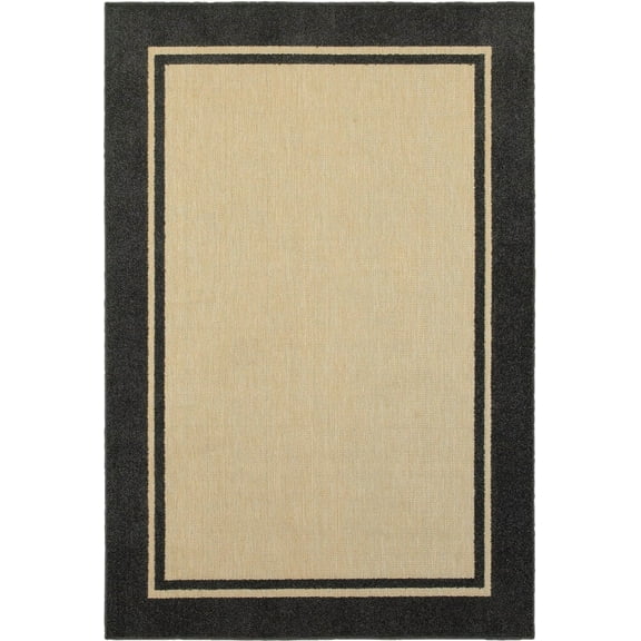 Oriental Weavers Cayman Area Rug 5594K Sand Angled Bars 1' 10" x 3' 3" Rectangle