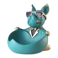 thumbnail image 3 of Bandeja de almacenamiento de perro Strade Fareast Limited escultura de resina verde 19,5 cm x 21,8 cm x 21 cm, 3 of 8