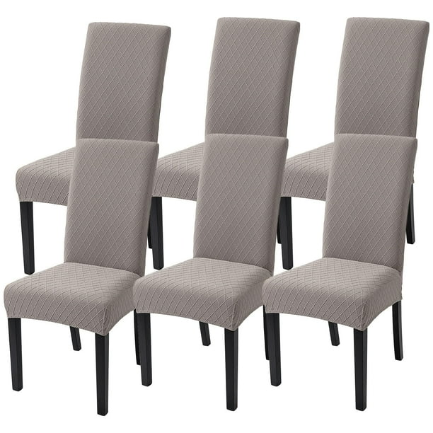 Set de 6 Fundas Elásticas para Sillas de Comedor Taupe SearchI