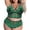 Green, variant on Ladies Lingerie Set,Plus Size Valentines Lingerie V-Neck High Waist Floral Lace Criss Cross Bra Panty Set No Underwire,Red,M