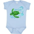 thumbnail image 3 of Inktastic Sea Turtle Swimming Boys or Girls Baby Bodysuit, 3 of 5