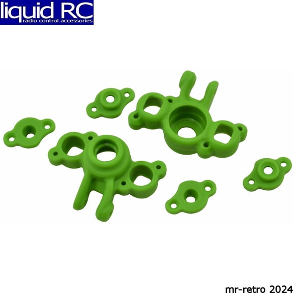 RPM R/C Products 73164 Axle Carriers Green: 1/16 TRA