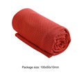 thumbnail image 3 of Toalla Sensación de frío Absorción de sudor Gimnasio para ejercicio de verano Rojo JShteea Para Estrenar, 3 of 3