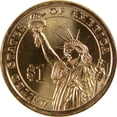 thumbnail image 2 of 2010 D Franklin Pierce Presidential Dollar BU Uncirculated $1 Coin, 2 of 4