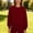 Wine, variant on HAPIMO Women's Cropped Sweatshirts Long Sleeve Tops Solid Color Pullover Blouses Casual Crewneck Sweatshirts Fashion Clothes Silver XXL
