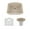 Galaxy Beige, variant on 23" x 21" Quartz Kitchen Sink, Single Bowl Sink, Drop-in Sink, Undermount Sink, Granite Kitchen Sink, Galaxy Beige Kitchen Sink, with Steel Grid and Basket Strainer, Lexicon Platinum LP-2321D-B