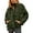 ArmyGreen, variant on Lentta Women's Oversized Splice Quilted Lightweight Puffer Jacket Casual Padded Coat Outerwear