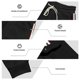 thumbnail image 3 of Ceisia Men Solid Color Loose Casual Pants Elastic Waist Drawstring Sports Gift Work Trousers, 3 of 9