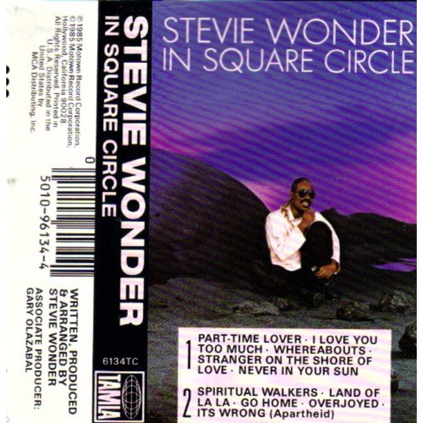Stevie Wonder In Square Circle By Stevie Wonder Format Audio Cassette Walmart Com Walmart Com