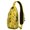Yellow-2, variant on Artistic Sling Bag Abstract Tribal Crossbody Backpack Lightweight and Stylish for Daily Use