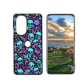 thumbnail image 1 of Compatible with Motorola Edge 30 Pro Phone Case, Horror-Black-Witchy-Neon-Skulls-9 Case Silicone Protective for Teen Girl Boy Case for Motorola Edge 30 Pro, 1 of 1