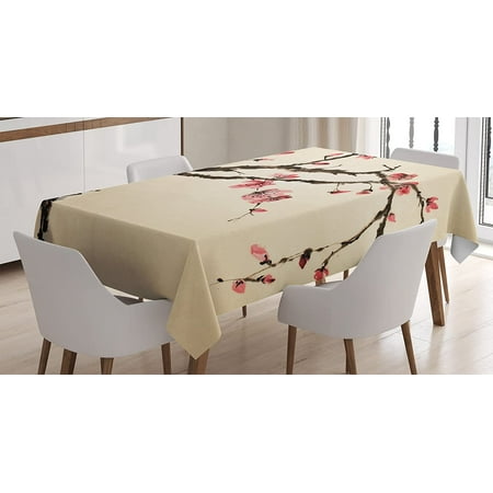 

WISH TREE Medieval Wooden Castle Wall and Gate Greek Style Mid-Century Designed Artwork Print Rectangular Table Cover for Dining Room Kitchen Decor