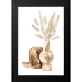 thumbnail image 2 of Paschke, Chris 17x24 Black Modern Framed Museum Art Print Titled - Vase Gray Bunny Tail, 2 of 5