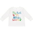 thumbnail image 3 of Inktastic My Aunt in Ohio Loves Me Boys or Girls Long Sleeve Toddler T-Shirt, 3 of 5