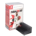 thumbnail image 2 of 2-Pack Clear Game Card Storage Holders for Nintendo Switch - Transparent Cartridge Organizer, Dustproof Slot Rack, 2 of 5
