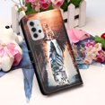 thumbnail image 7 of Phone Case for Galaxy A32 5G(2021),Folding Flip Leather Wallet Protective Cover with Card Slots Kickstand Magnetic Closure Cute Girls Women Cover for Samsung Galaxy A32 5G 2021,Cat & Tiger, 7 of 7