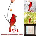 thumbnail image 4 of Kmbangi Cardinal Bird Epoxy Craft Pendant, Creative Hanging Ornament, 4 of 5