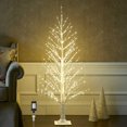 thumbnail image 1 of Árbol de Navidad Hairui iluminado en blanco, 4 pies con 450 luces LED, 1 of 6