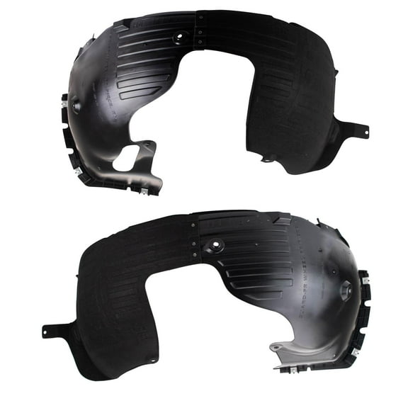 TRQ Front Inner Fender Liner Set Fits 2018-2019 Hyundai Sonata BDA14552