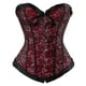 thumbnail image 3 of Women Sexy Lace Floral Corset Dress Victoria Vintage Corset Top Waist Cincher Bustier Gothic Asymmetrical Skirt Set Xs-6xl, 3 of 5