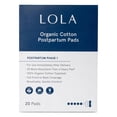 thumbnail image 1 of Toallas posparto LOLA de algodón orgánico, 20 unidades, ultra absorbentes, 1 of 9