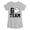 HEATHER GREY, variant on Instant Message - Go Team Baseball - Youth Girls Fitted Short Sleeve T-Shirt