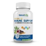 Natural Cure Labs 16 in 1 Premium Immune Support, 60 Capsules | Vegan, Non-GMO, & Gluten Free Supplement