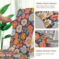 thumbnail image 5 of Yayeee 4 Pack Dining Chair Covers Stretch Parson Chairs Slipcovers Seat Protector, Colorful Flowers, 5 of 6